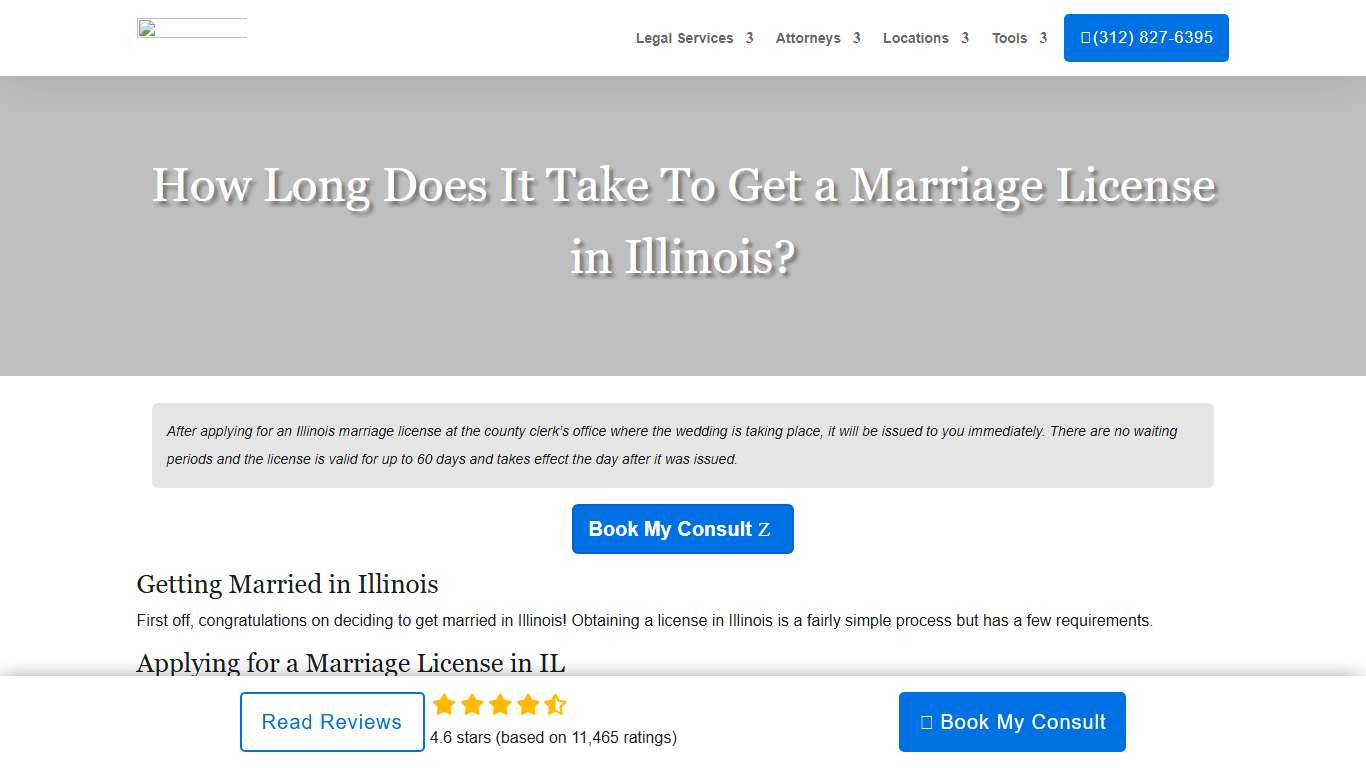 How Long Does It Take To Get a Marriage License in Illinois? Sterling Lawyers, LLC